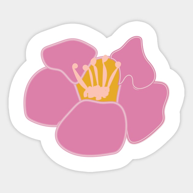 Pink Poppy. Sticker by SalsySafrano